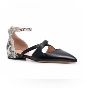 Bally Python Print Pointed Pumps - Size 7.5 (Fits Like 7)  Women's Shoes